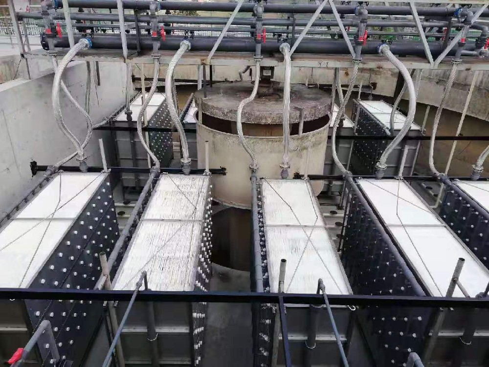 里仁MBR膜每天5000吨提标改造项目调试运行产水